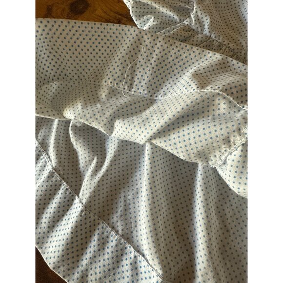 Vintage Hand-Smocked Baby or Doll Dress With Polka Dots & Lace Collar - Picture 10 of 16